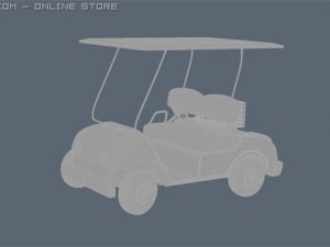 golf cart 01 3D Model