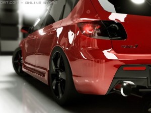 mazda 3 mps 3D 模型
