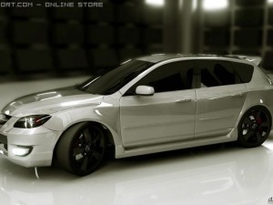 mazda 3 mps 3D 模型