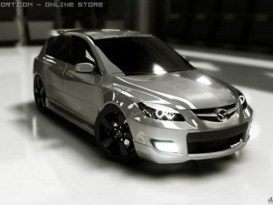 mazda 3 mps 3D 模型