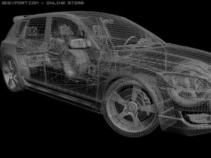 mazda 3 mps 3D 模型