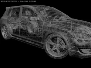 mazda 3 mps 3D Model