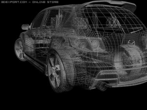 mazda 3 mps 3D 模型