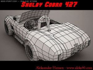 shelby cobra 427 3Dモデル