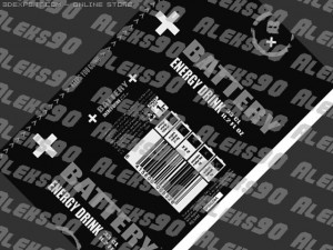 battery can textured 3D Модель