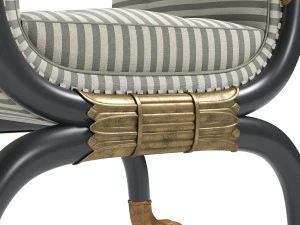 regency window seat 3D Model