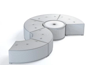 jnl quinto footstool 3D Model