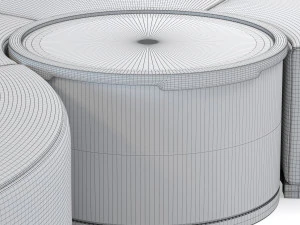 jnl quinto footstool 3D Model