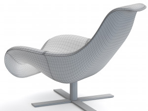 bb mart armchair mprn Modèle 3D