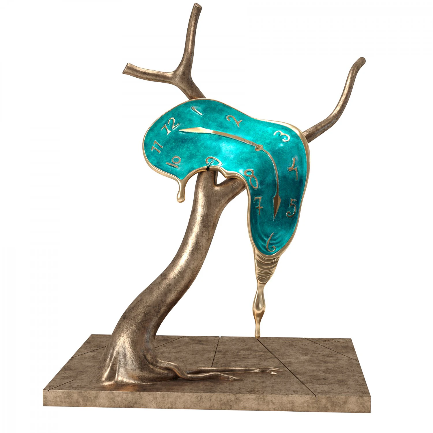 perfil del tiempo de salvador dali Modelo 3D .c4d .max .obj .3ds .fbx .stl .blend 