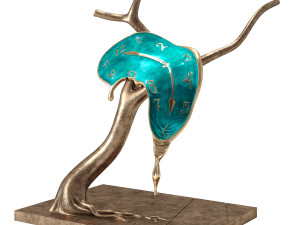 profile of time by salvador dali 3D Model