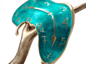 perfil del tiempo de salvador dali Modelo 3D