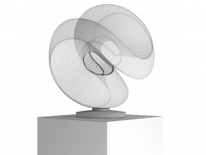 aqua one deep blue sculpture 3D Model