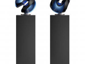 aqua one deep blue sculpture 3D Model