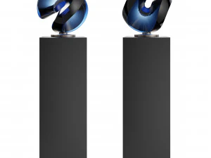 aqua one deep blue sculpture 3D Model