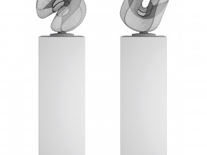 aqua one deep blue sculpture 3D Model