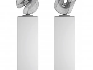 aqua one deep blue sculpture 3D Model