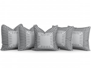 decorative cushions set 1 3D Model