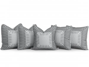 decorative cushions set 1 3D Model