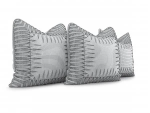 decorative cushions set 1 3D Model