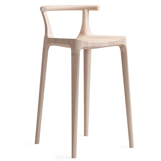 elka stool 3D Model .c4d .max .obj .3ds .fbx .stl .blend 