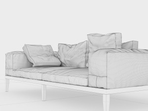 lifewood sofa 3D मॉडल