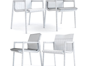 dedon dean armchair 3D Модель