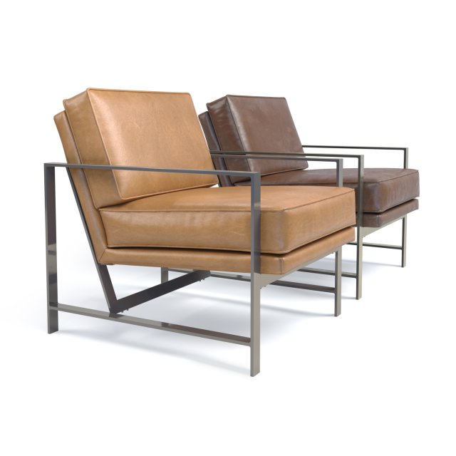 West elm store metal frame chair