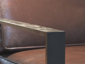 west elm metal frame chair 3D Model