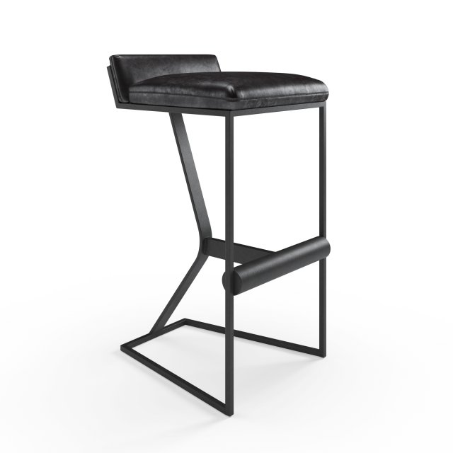 faye bar stool by okha interiors Modèle 3D .c4d .max .obj .3ds .fbx .stl .blend 