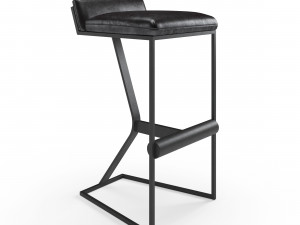 faye bar stool by okha interiors 3D Model