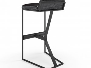 faye bar stool by okha interiors Modèle 3D