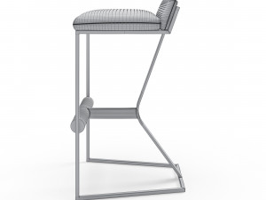 faye bar stool by okha interiors Modèle 3D