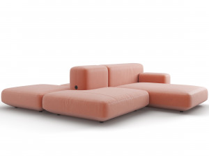 diego loft sofa 3D Model