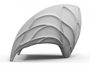 triton k1400 armchair 3D Modell