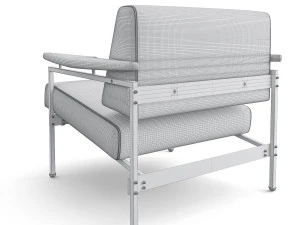 beto lounge armhair 3D Model