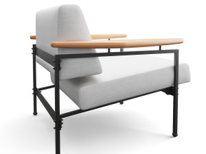 beto lounge armhair Modèle 3D
