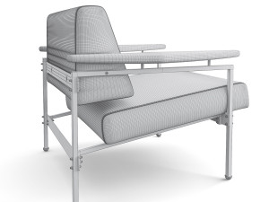 beto lounge armhair Modèle 3D