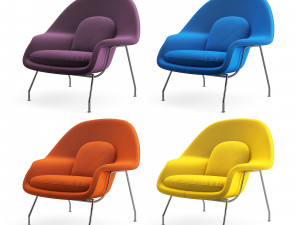 womb chair 3Dモデル