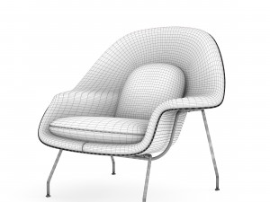 womb chair 3Dモデル