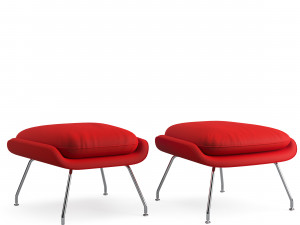 womb chair 3Dモデル
