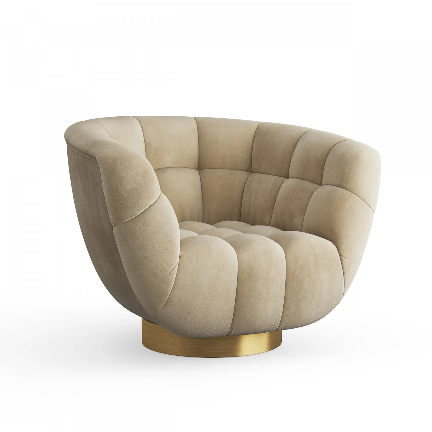 esswivel armchair 3D Model .c4d .max .obj .3ds .fbx .stl .blend