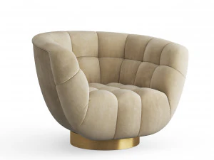 poltrona girevole Modello 3D