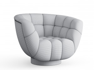 esswivel armchair Modello 3D