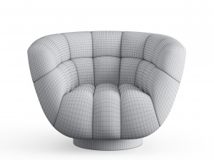 esswivel armchair Modello 3D