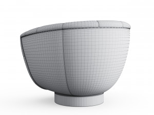 esswivel armchair Modello 3D