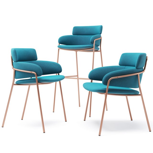 strike chair 3D Model .c4d .max .obj .3ds .fbx .stl .blend 