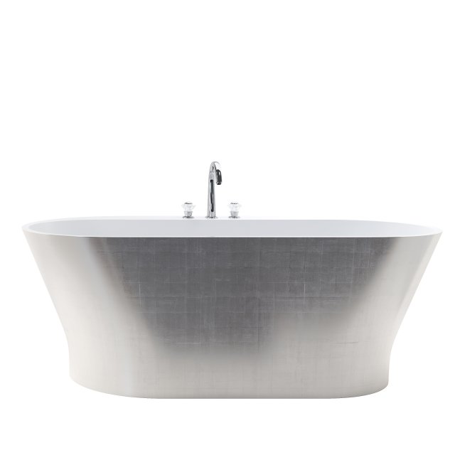 monceau bathtub 3D Модель .c4d .max .obj .3ds .fbx .stl .blend 