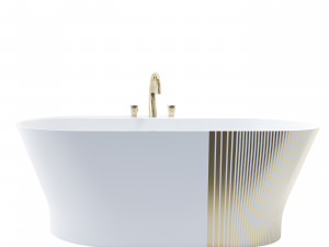 monceau bathtub 3D Модель