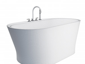 monceau bathtub 3D Модель